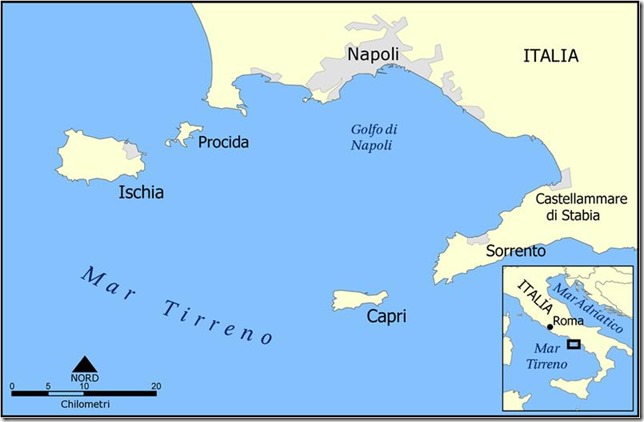 Iles d'Ischia, de Procida et de Capri