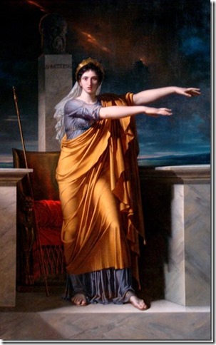 Polymnie, Muse de la Rhétorique par Ch. Meynier