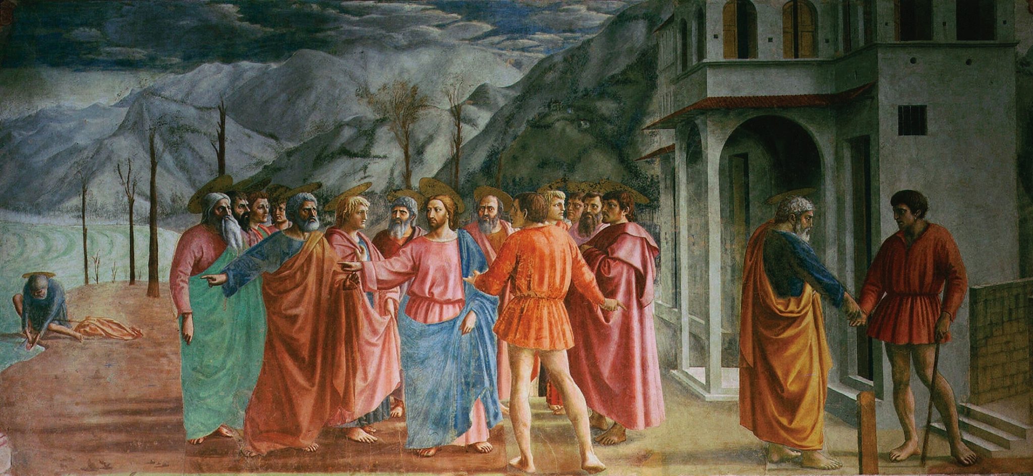 Le tribut de Saint Pierre, Masaccio