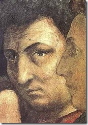 Autoportrait de Masaccio, fresaue, Chapelle Brancacci, église Santa Maria del Carmine, Florence