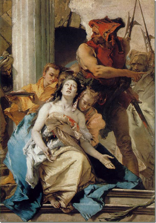 Martyre de sainte Agathe par Tiepolo