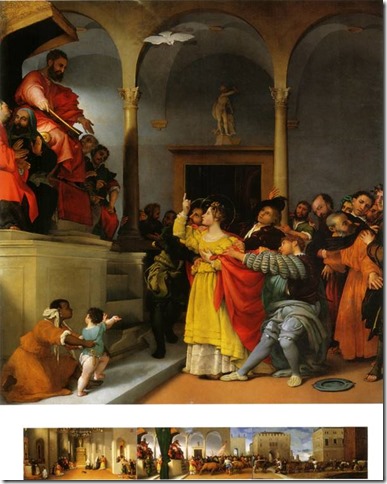 Le retable de Sainte Lucie, Lorenzo Lotto, Jesi, Italie