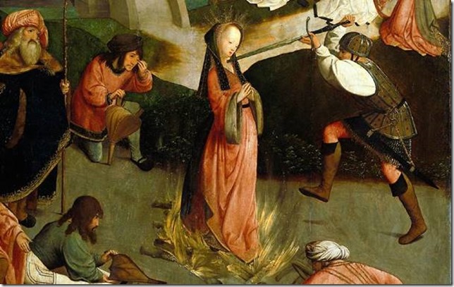 Le martyre de sainte Lucie